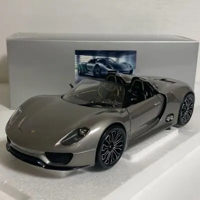 Porsche Dealer MINICHAMPS 1/18 Porsche 918 Spyder Liquid Metal • $392.71