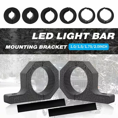 2x Mount Bracket Tube Clamp For LED Light Bar Bull Bar Pod 1  1.5  1.75  2  Inch • $23.89