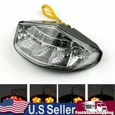 Integrated LED Tail Light Turn Signals For DUCATI Monster 696 795 796 1100 Clear • $40.79