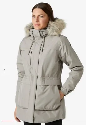 Helly Hansen Womens Coastal 3.0 Parka Jacket Terrazo Size Medium  • £100