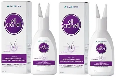 Ell Cranell 2x 100ml 250mg Hair Loss Growth Men Women Patented Applicator UK • £79.99