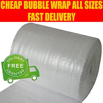 SMALL & LARGE BUBBLE WRAP - 300mm 500mm 600mm 750mm 900mm 1000mm X 10m 50m 100m • £249.89
