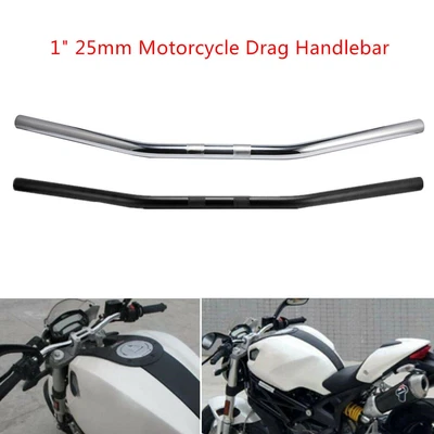 $55.99 • Buy 1  25mm Drag Bar Handlebar Black For Yamaha V-Star XVS 650 1100 950 1300 Classic