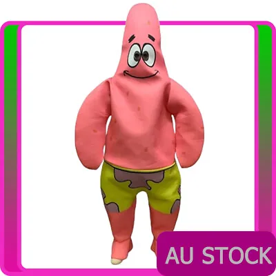 Adult Patrick Star Costume Mens Halloween Spongebob Squarepants Mascot Book Week • $78.84