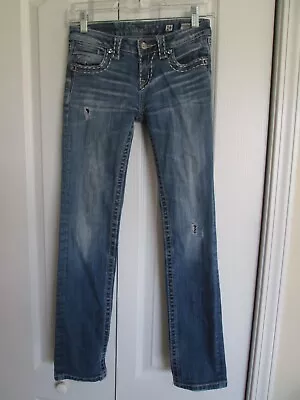 Miss Me JPK5109SK-2 Skinny Low-Rise Jeans Girls' Size 14  • $8