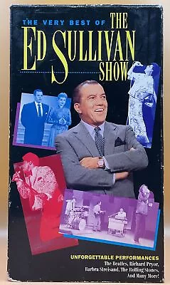 The Very Best Of The Ed Sullivan Show Unforgettable Performances VHS 1992 • $2.99