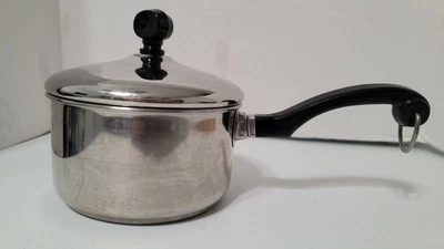 £16.23 • Buy Farberware  Classic Series  Stainless Steel  Saucepan  2 Qt. Chrome, 1980s