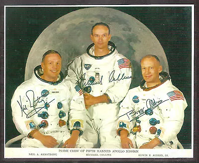  Apollo11 Photo* Reprint Autograph Neil Armstrong Buzz Aldrin Michael Collins • $13.99