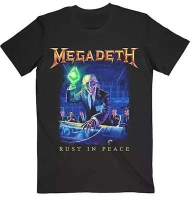 MEGADETH Shirt Rust In Peace Gift For Fan Black Size S-5XL Shirt • $17.99