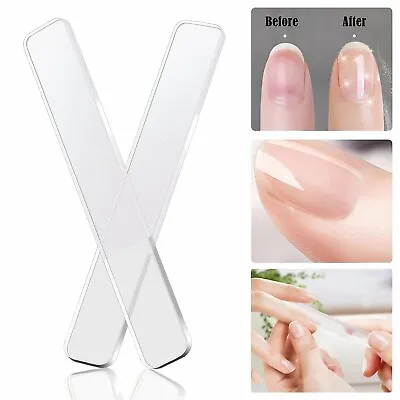 1 Pcs Professional Crystal Glass Nail File With Case - Pedicure & Manicure Tool • $6.20