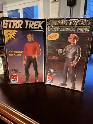 AMT Ertl Star Trek Mr. Scott & Quark 12  Vinyl Model Kits Deep Space Nine Sealed • $20