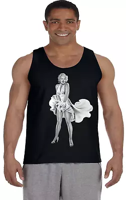 Mens Tank Top Sleeveless Muscle Tee Shirt Marilyn Monroe • $16.95