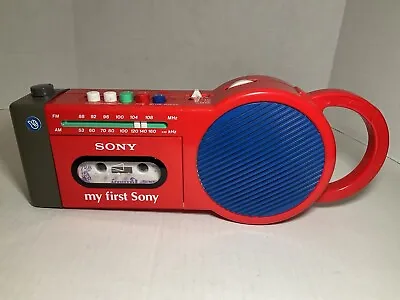 My First Sony Cassette Player CFM 2000 Radio Cassette Player Tested • $69.96