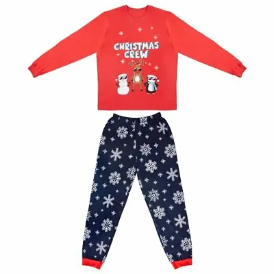 Baby Christmas Pyjamas Reindeer Snowman Penguin Age 9-12 Months Girl Boy NEW • £4.99