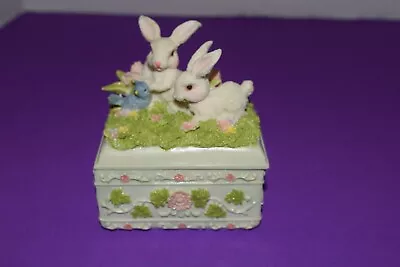 New - Rabbit Trinket Box - Beautiful! • $12.50