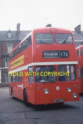 35mm Original Bus Slide East Yorkshire HFT 368 (Ex Tynemouth & District) • £4.99