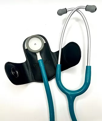 Stethoscope Holster Magnetic Closure Hip Clip W/Belt Loops Pocket & Bell Holder • $19.99