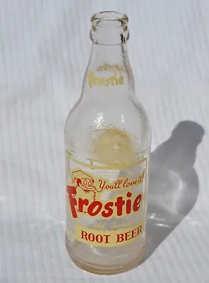 $9 • Buy Frostie Old Fashion Root Beer Bottle Soda Pop Baltimore Vintage 12 Oz.
