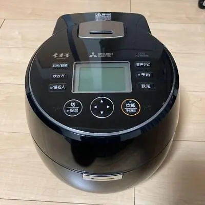 MITSUBISHI ELECTRIC Rice Cooker KAMADO 5.5 Cups NJ-AWB10-B Black 22080003 • $560