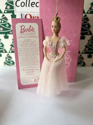 £16.99 • Buy Christmas Barbie As Swan Queen Swan Lake Avon Porcelain Ornament New In Box