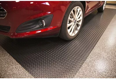 Garage RV Flooring Diamond Heavy Duty Mat Trailer Floor Covering 7.5 X 14 Ft • $203.95