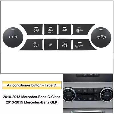 LHD A/C Climate Control Switch Button For Mercedes C GLK C204 W204 D Type • $27.58