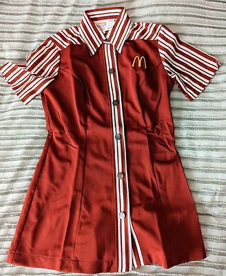 Vintage McDonalds  Uniform Shirt  Short Sleeve Size 10 Lot#57 • $40