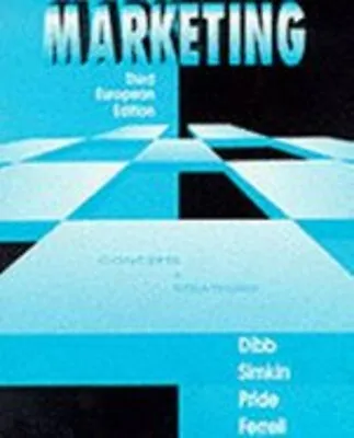 Marketing : Concepts And Strategies Paperback Dibb • £4.27