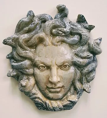 Large Mythical Medusa Wall Plaque Greek Mythology Antique Reproduction Art   • $119.99