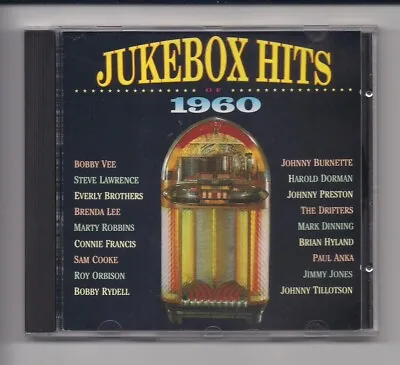 $5.99 • Buy JUKEBOX HITS OF 1960 CD Bobby Vee, Brenda Lee, Brian Hyland, Paul Anka, Drifters