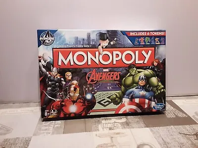 Monopoly Marvel Avengers Board Game - Complete Vgc  • £9