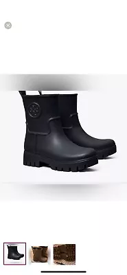 Tory Burch Rain Boots Sz 6 NEW • $100