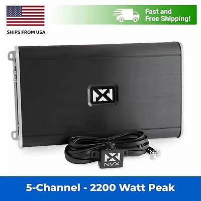 NVX VAD11005 1100W Full Range Class D 5-Channel Car Marine Powersports Amplifier • $319.99