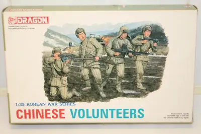L12: DRAGON 1/35 Scale CHINESE VOLUNTEERS KOREAN WAR SOLDIERS MODEL KIT • £10
