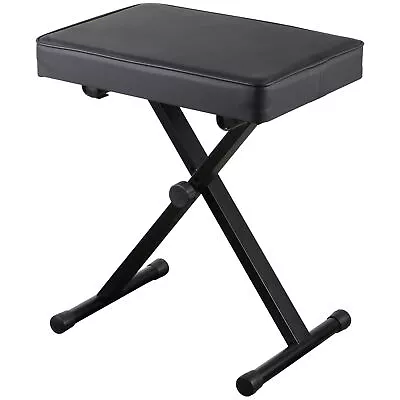 X-Style Piano Bench Thickness Padded Chair Seat Adjustable Height Keyboard Stool • $36.58