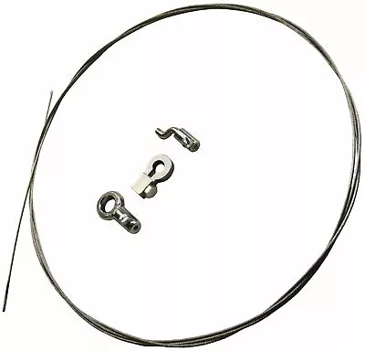 Inner Throttle Clutch Cable With Cable Ends Wire Stop Repair Kit For Lawnmowers • £7.19