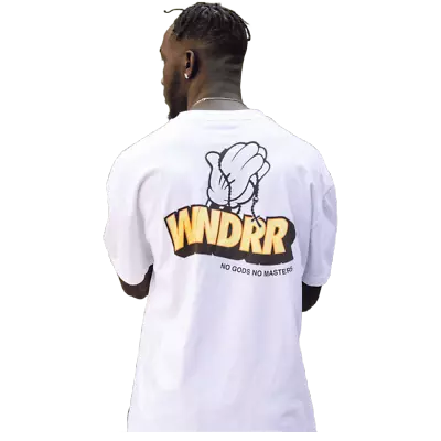 Wndrr | Outlook Box Fit Tee White • $59.95