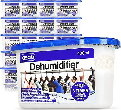 Dehumidifier Moisture Damp Mould Absorber Condensation Home Mildew Trap Caravan • £4.99