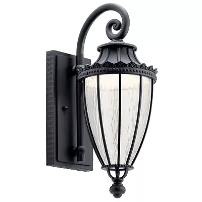 Kichler49751BKTLED - Narelle 2 Light 15  Tall Outdoor Wall Sconce • $246.38