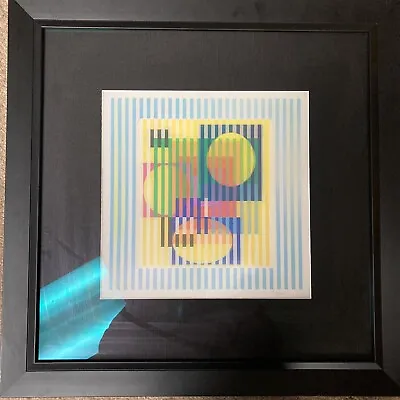 $1500 • Buy YAACOV AGAM  Agamograph Signed And Framed