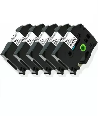 5-Pk/Pack TZe231 TZ231 Black/White Label Tape For Brother P-Touch PT-D210 12mm • $9.29