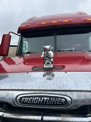 CHROME  BEAR HOOD ORNAMENT Peterbilt Freightliner Kenworth Volvo International • $129