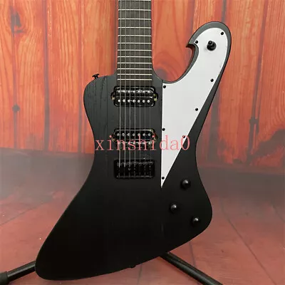 Matt Black 7 String FTM33 Electric Guitar 2 Humbuckers Black Hardware No Inlay • $290