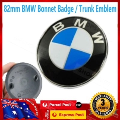 $18.99 • Buy  82mm BMW Boot / Trunk / Bonnet / Hood Badge Emblem For E38 E39 E46 E60 E90 X5