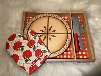 🔥RARE🔥 Melissa & Doug ~ MAKE & SERVE 🍎 APPLE PIE SET 🥧 •17 Pieces• AWESOME!! • $99