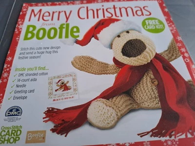 £1.99 • Buy Cross Stitch Chart Boofle Bear Christmas  Card Magazine Cover Kit