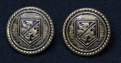 Two Mens Marcello Milanelli Blazer Buttons Antique Brass • $14.99