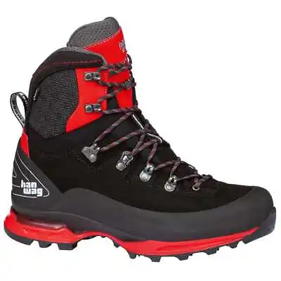 Hanwag Alverstone II GTX Black/Red Size 10.5 Trek Boot H200900-10.5 • $360