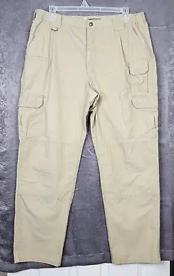 5.11 Mens Tactical Series Khaki Pants 74273 Size 38/34 Actual 38Wx33L • $17.59