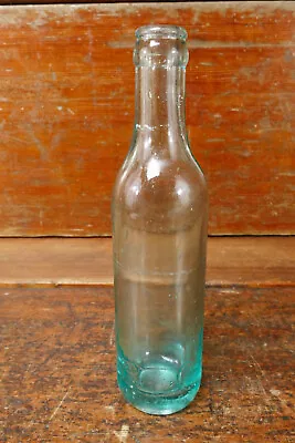 Antique 1910s Pepsi Cola Aqua Blue Straight Side Script Bottle Fayetteville NC • $199.95